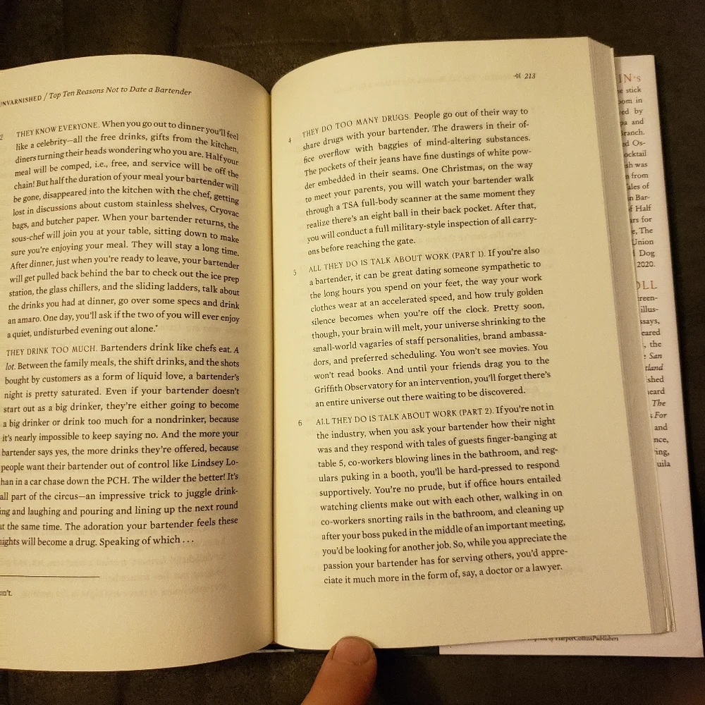Unvarnished: A Gimlet-eyed Look at Life‎ Behind the Bar Hardcover